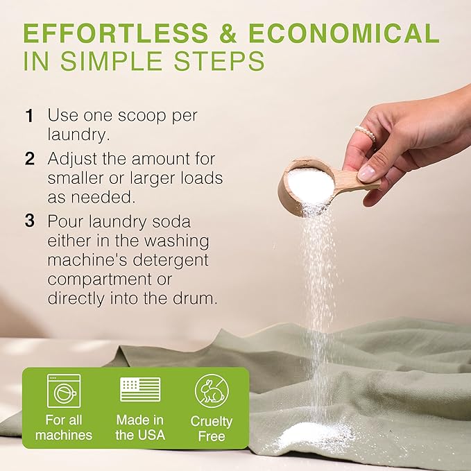 Good Natured Brand | Laundry Bundle | Carpet Freshener Lemon &amp; Eucalyptus 47oz | Pet-Friendly Carpet Deodorizer | Laundry Powder Peppermint 47oz | Hypoallergenic Laundry Powder 94 Loads