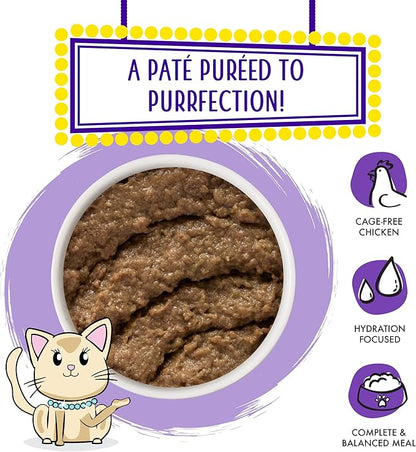 Weruva Classic Cat Paté, Meal or No Deal! with Chicken &amp; Beef, 3oz Can (Pack of 12)