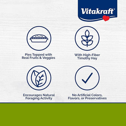 Vitakraft Berry Pie and Harvest Pie Small Animal Treat 8 Pack
