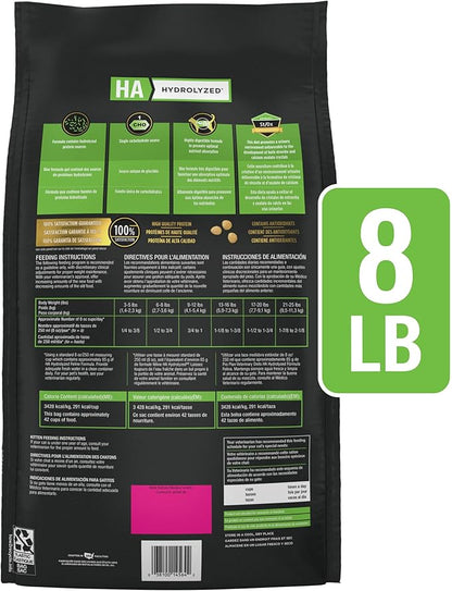 Purina Pro Plan Veterinary Diets HA Hydrolyzed Feline Formula Dry Cat Food - 8 lb. Bag