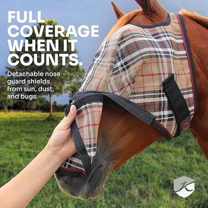 Kensington Signature Fly Mask with Removable Nose Piece