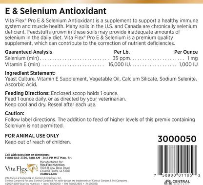 Pro E and Horse Selenium Supplement, Balanced Essential Antioxidants, 20 Pound, 320-Day Supply