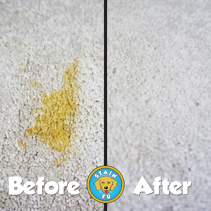 Pro Strength Carpet Odor &amp; Stain Remover Works Like Magic in a Bottle on Tough Urine Feces Vomit and Even red Wine Too! 24 fl.oz
