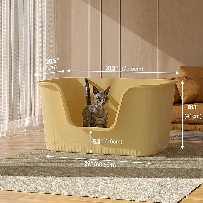 Vealind Extra Large Litter Boxes for Big Cats 31&