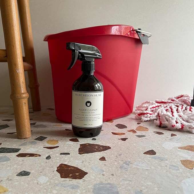 Murchison-Hume Natural Floor Cleaner Spray – Pet-Friendly, Non-Toxic, Plant-Based Formula for Hardwood, Tile &amp; Laminate – Streak-Free Shine, Fresh Scent – 17oz Bottle-Australian White Grapefruit