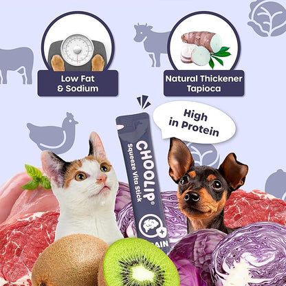 Bundle | Kidney + Brain Pouches. 14 Squeeze Vita Sticks (7 Kidney + 7 Brain) with Essential multivitamins. [Both Products are for Cats &amp; Dogs of All Life Stages]