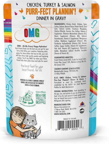 Weruva B.F.F. OMG - Best Feline Friend Oh My Gravy!, Purr-FECT Plannin&