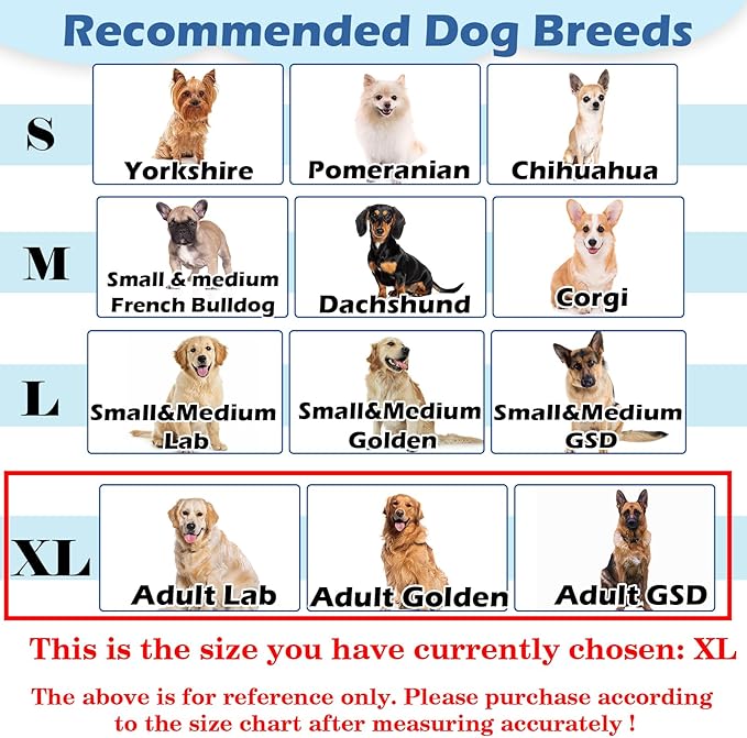 Hard &amp; Heavy Plastic Dog Cone Collar Alternative for Extra Large Dogs(Adult Lab Golden GSD), Pet Neck Head Protective Cone Anti-Lick, Adjustable Elizabethan Recovery Collar Cone of Shame for Healing