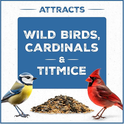 Pennington Wild Bird Food, Wild Bird Seed for Outside Feeders, Great to Feed Year-Round, 22.5-lb. Critter-Proof Bucket