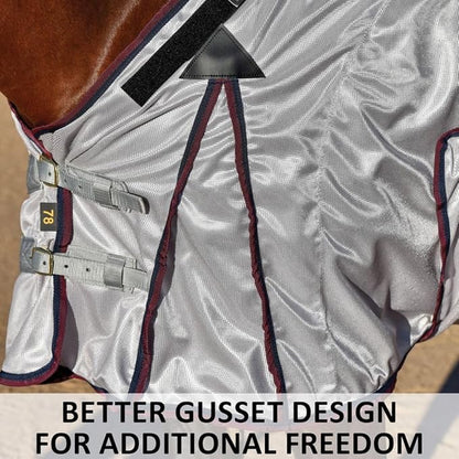 Dura-Tech RipGuard Adjusta-Fit Horse Fly Sheets | Self-Repairing Durability | Enhanced UV &amp; Insect Protection | Ideal for All Horse Breeds