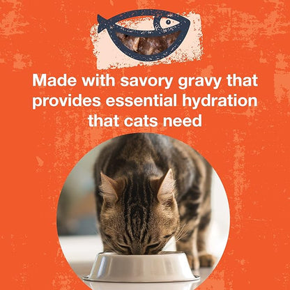 KOHA Poké Bowl Tuna &amp; Chicken Entree in Gravy for Cats, 12-Pack of 3oz Pouches