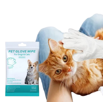 Pet Cleaning Gloves &amp; Wipes – Gentle Grooming &amp; Hygiene Kit for Dogs &amp; Cats