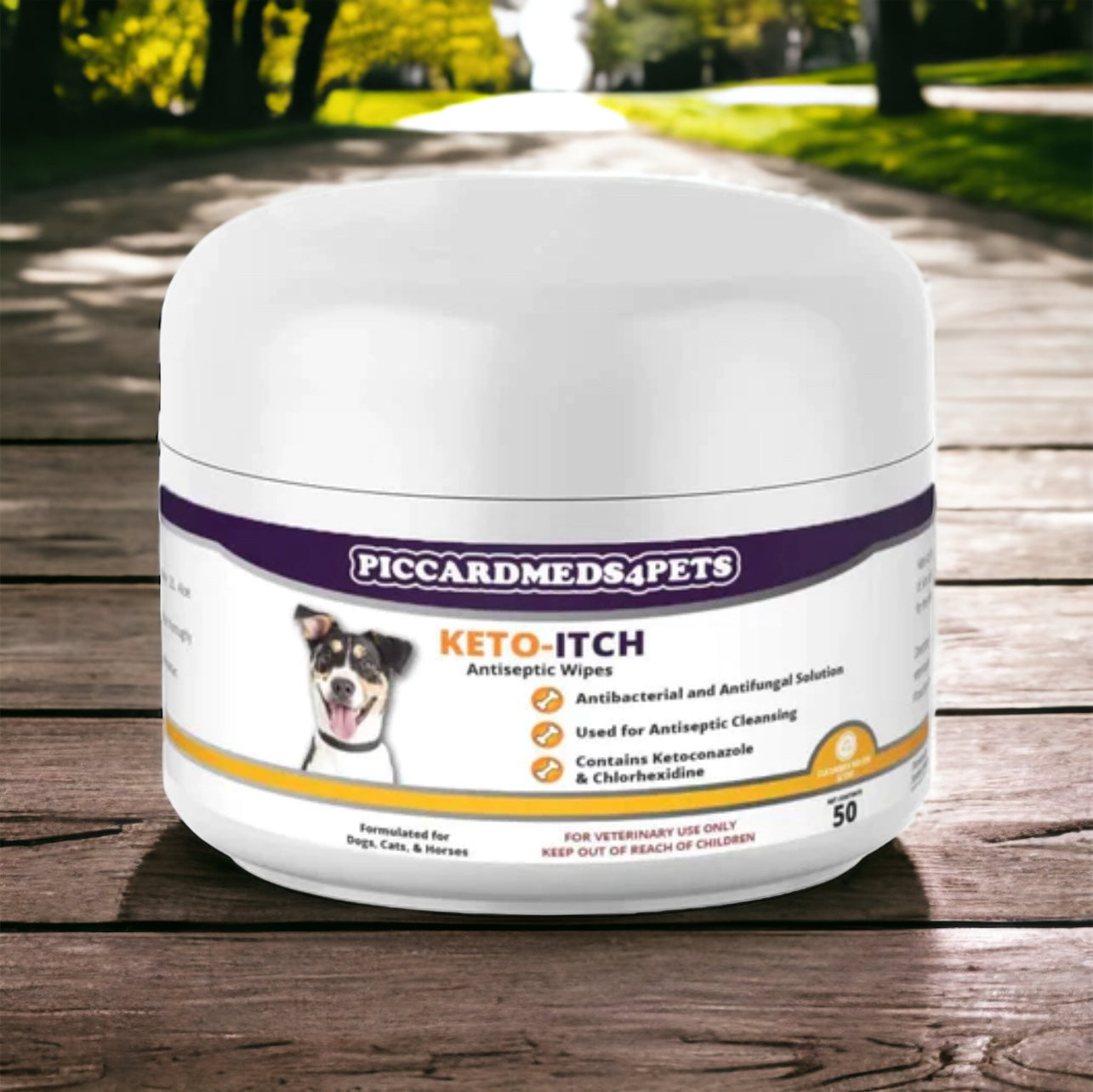 Piccardmeds4pets Pet Ear &amp; Skin Care Kit Wipes + Ear Flush for Itch &amp; Odor Pet Bundle