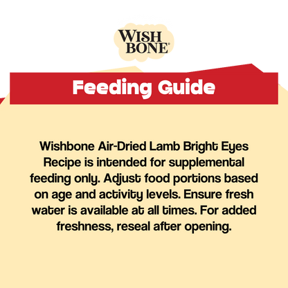 Wishbone Air-Dried Lamb Recipe Dog Food - 454g