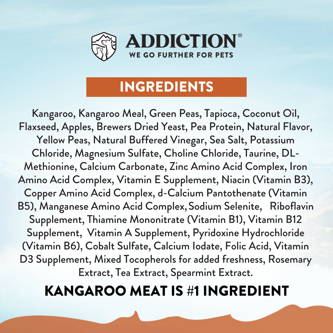 Addiction Outback Kangaroo Feast &amp; Wild Kangaroo &amp; Apples Dry Dog Food Bundle