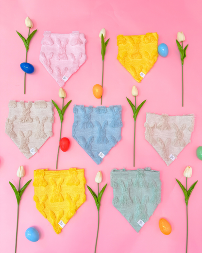 Fluffy Bunny Jacquard Dog Bandana