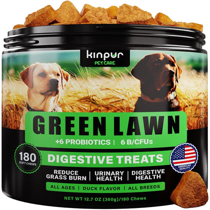 Green Lawn Chews for Dogs Urine Neutralizer Cranberry ACV &amp; Enzymes