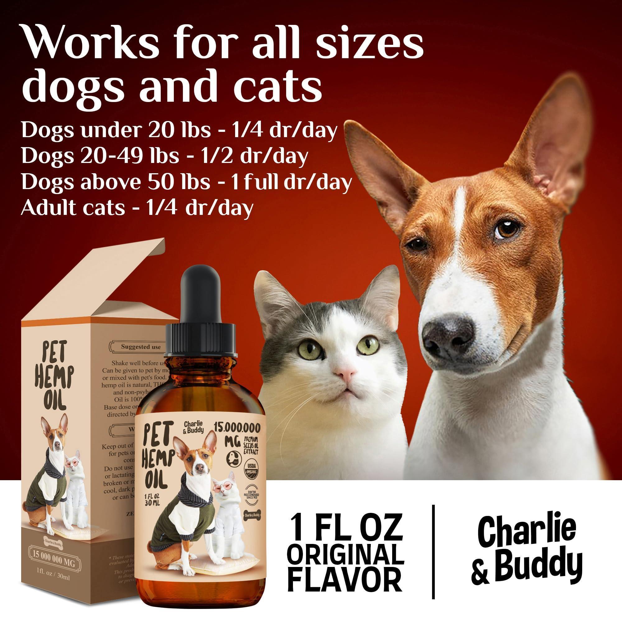 Hemp Oil for Dogs &amp; Cats Hip &amp; Joint &amp; Skin Support