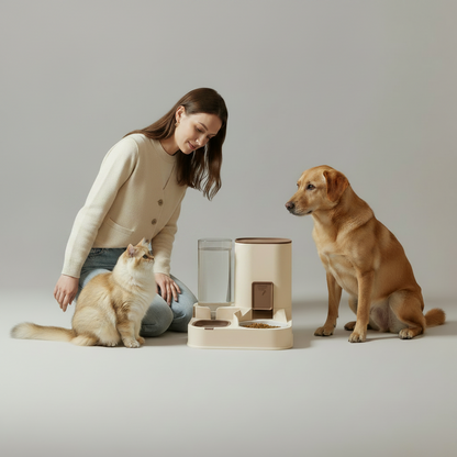 Gravity Auto Feeder &amp; Water Station