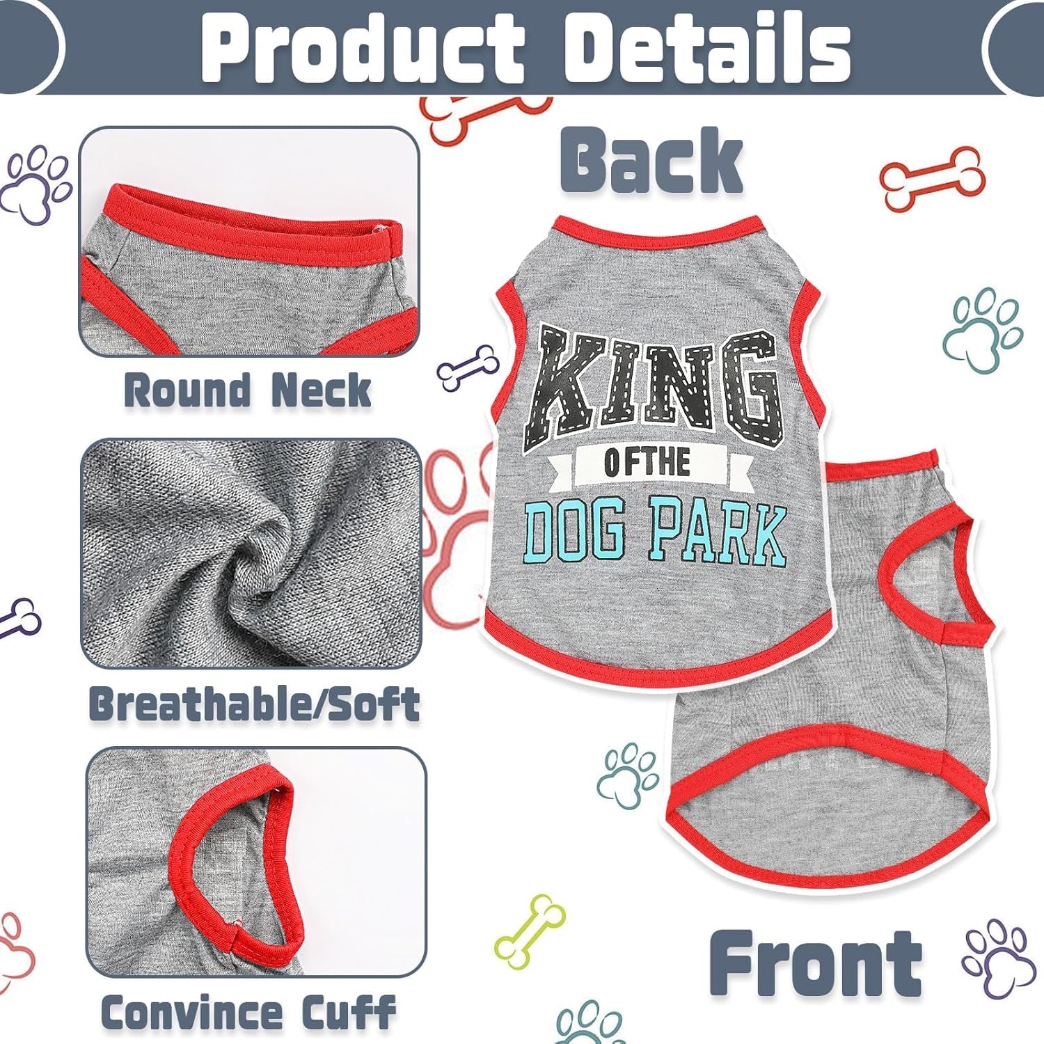Small Dog Shirts — Cute Puppy Clothes for Chihuahua, Yorkie &amp; Small Breeds | 4-Pack