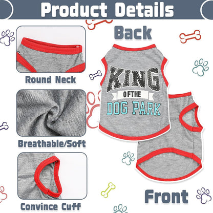 Small Dog Shirts — Cute Puppy Clothes for Chihuahua, Yorkie &amp; Small Breeds | 4-Pack