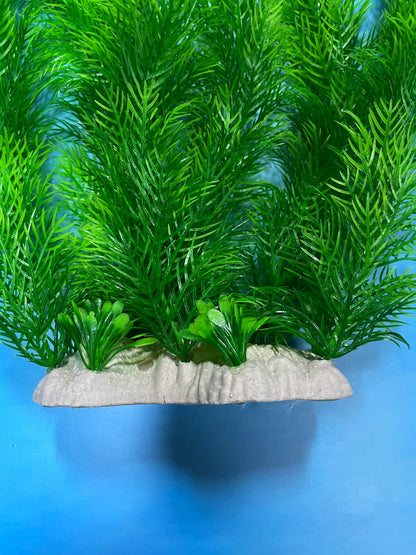 Artificial Aquarium Plant for Fish Tanks, LARGE aquarium plastic plant, 21" TALL