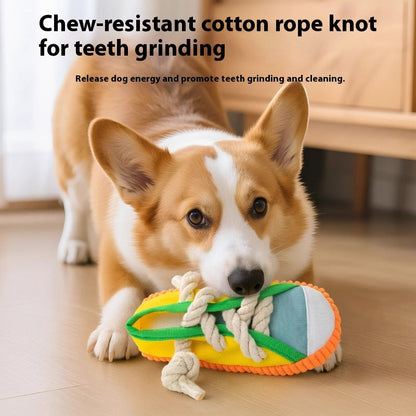 Dog Sound Slippers Toy Self-Hi Relieving Stuffy Bends And Hitches Molar