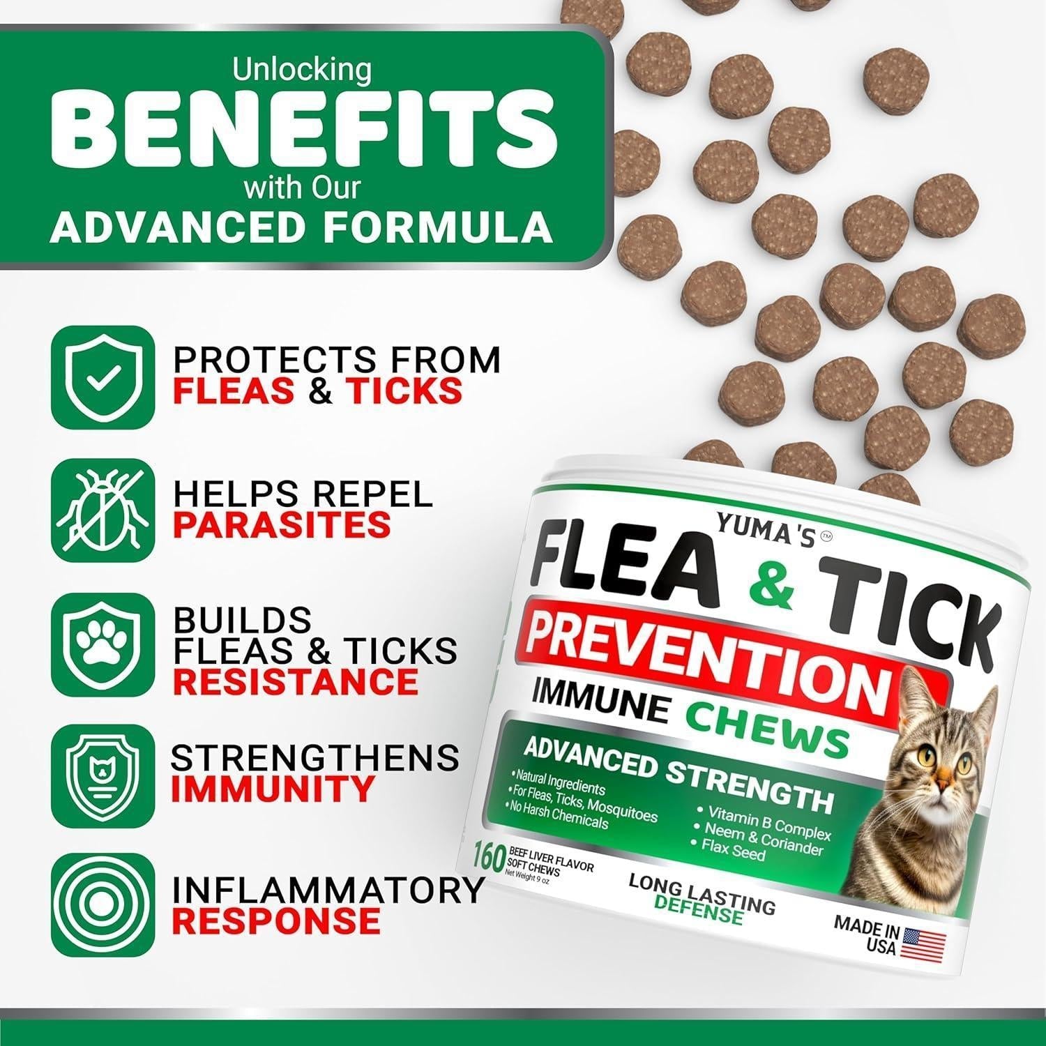 Flea &amp; Tick Chews for Cats