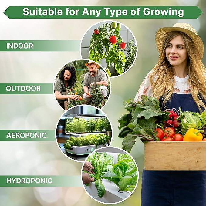 Organo Republic 25 Winter Vegetable &amp; Herb Garden Seeds Variety Pack for Outdoors &amp; Indoor Home Gardening 22,840+ Non-GMO Heirloom Seeds Broccoli Beet Carrot Cabbage Radish Pea Mint Thyme Parsley