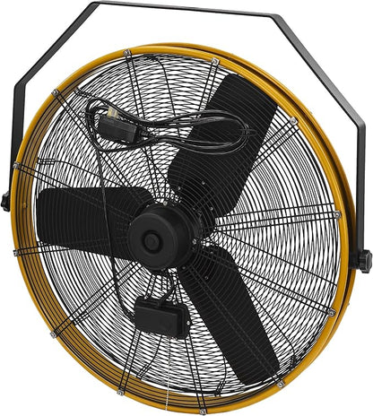 CAT 30 Inch Outdoor IPX4 Weatherproof High Velocity Wall Mounted Shroud Fan. 8900 CFM, 3 Speed - For Industrial, Commercial, &amp; Residential Use. cETL Certified