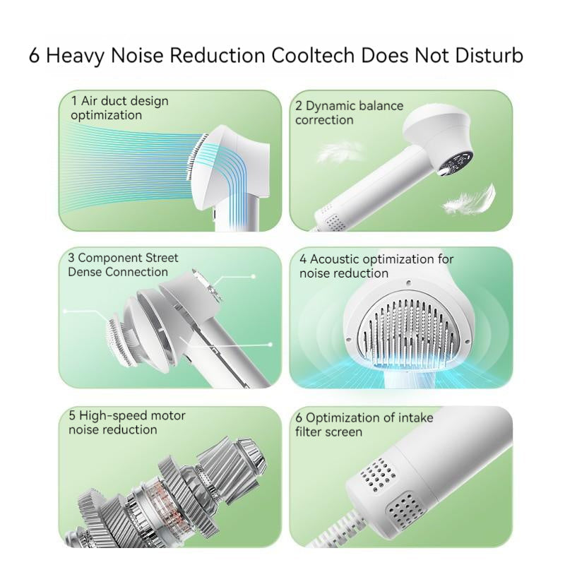 Smart Pet Hair Dryer Dog Golden Retriever Cat Grooming Hairdressing Blow &amp; Comb Silent No Harm Pet Cleaning Supplies Pet Products