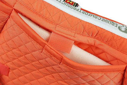 ECP Equine Comfort Products Adjustable Shock Absorbing Memory Foam Half Saddle Pad, Injury Prevention &amp; Pressure Relief, Customizable Fit, Breathable for All Riding Styles