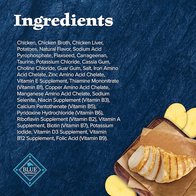 Blue Buffalo Wilderness Wild Delights Meaty Morsels Wet Cat Food, High-Protein &amp; Grain-Free, Made with Natural Ingredients, Chicken &amp; Turkey Recipe in Tasty Gravy, 3-oz. Cans (24 Count)