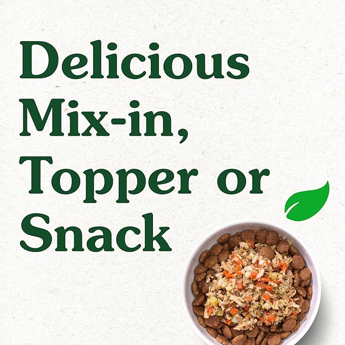 Greenies Smart Topper High Protein Wet Mix-in for Dogs, Duck, Broccoli, Carrots &amp; Barley Recipe in Vitabroth Broth - Bone Broth + Vitamins E &amp; B1, 10 Count
