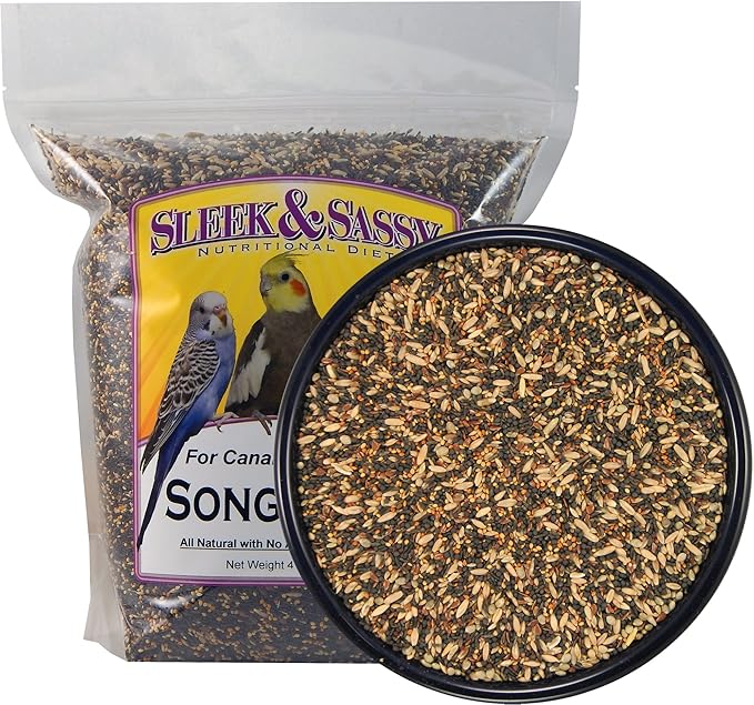 SLEEK &amp; SASSY Song Bird Treat for Finches and Canaries (4 lbs.)