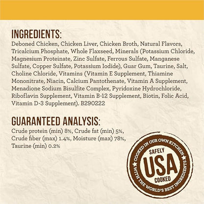 Merrick Limited Ingredient Diet Premium Grain Free And Natural Canned Pate Wet Cat Food, Chicken Recipe - (Pack of 24) 5 oz. Cans