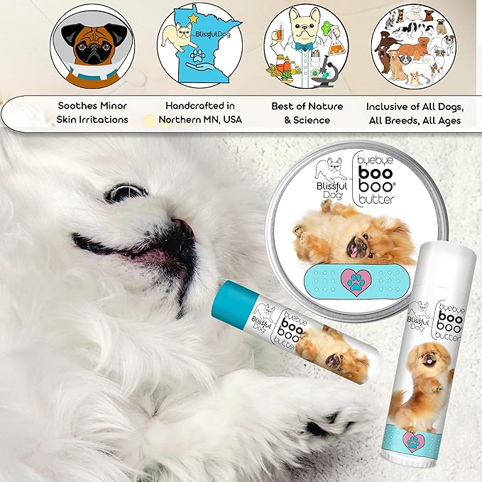 The Blissful Dog 1 oz TIN Pekingese Booboo Butter