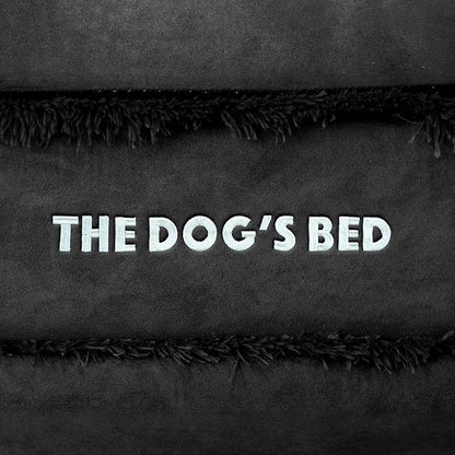 The Dog’s Bed, Large Black Faux PL 36x27, Memory Foam, Pain Relief: Arthritis, Hip &amp; Elbow Dysplasia, Post Surgery, Lameness, Supportive, Calming, Waterproof Washable Cover, Veterinary Approved