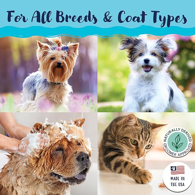 Bobbi Panter Dog Shampoo - Made in USA - All Natural Formula for Heavy Duty Deodorizing &amp; Degreasing - Concentrated 25:1 for Professional Groomers - Fresh Clean Scent, 13 Oz