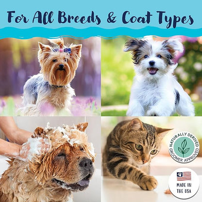 Bobbi Panter Dog Shampoo - Made in USA - All Natural Formula for Heavy Duty Deodorizing &amp; Degreasing - Concentrated 25:1 for Professional Groomers - Fresh Clean Scent, 13 Oz