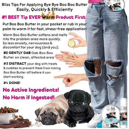 The Blissful Dog .15 oz Tube Pug Booboo Butter