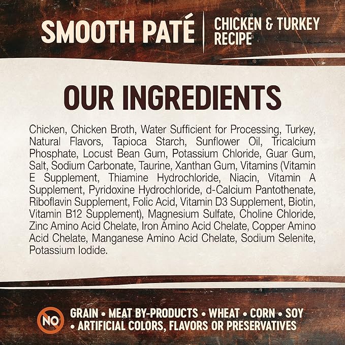Wellness CORE Tiny Tasters Pate Adult Wet Cat Food, Natural, Protein-Rich, Grain Free, 1.75 Ounce Pouch, 12 Pack (Chicken &amp; Turkey)
