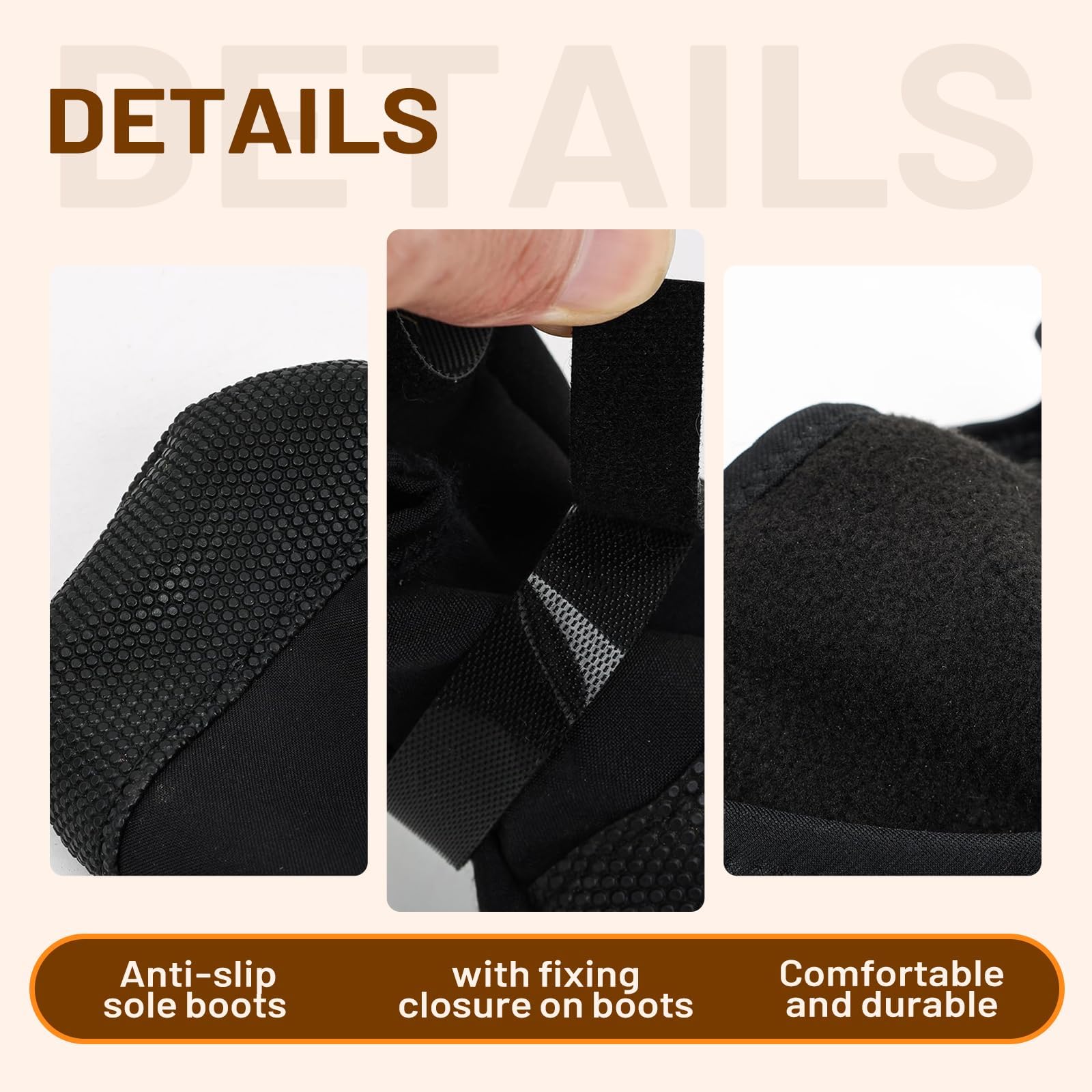 Dog Recovery Boot For Injured Paws - Breathable Dog Shoes With Non-Slip Sole &amp; Self-Adhesive Strap, Dog Bootie To Protect Wounds From Licking, Dirt, And Infection - For Small To Medium Dogs