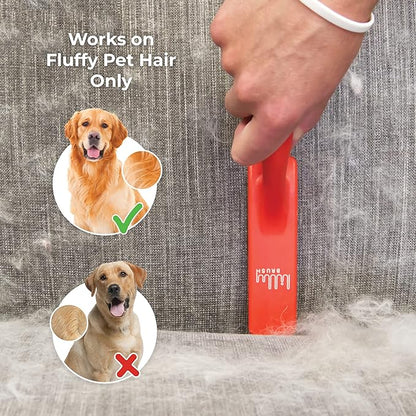 Lilly Brush Fluffy Pets Forever Furless Hair Remover | Gentle Bristled Brush for Home, Lint Brush, Furniture, Fabric &amp; Rug Cleaner