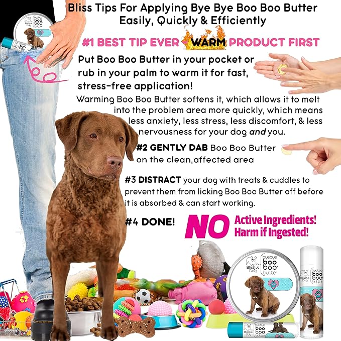 The Blissful Dog Chesapeake Bay Retriever Boo Boo Butter, 1-Ounce