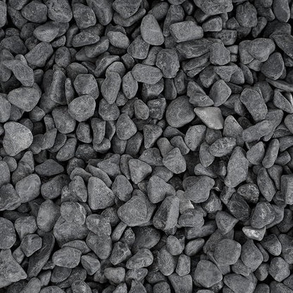 Mr. Fireglass Natural Decorative Gray Bean Pebbles 1/5" Crushed Gravel Stone for Decorating Garden, Succulent Plants and Walkway (2-lb Bag)