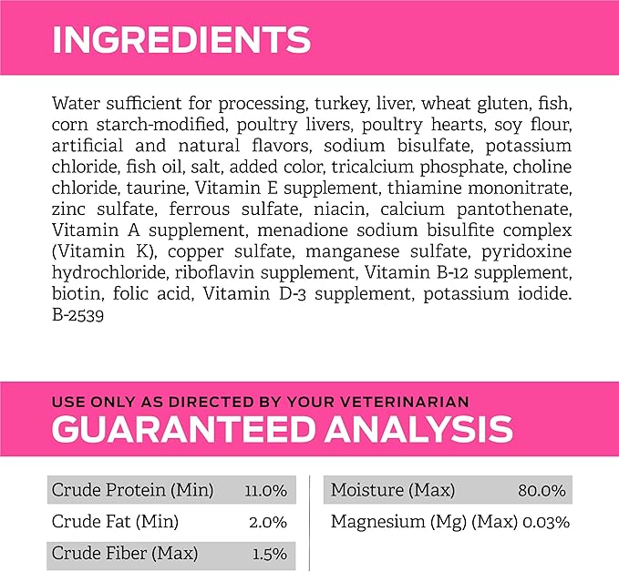 Pro Plan Veterinary Diets Purina UR Urinary St/Ox Savory Selects Feline Formula Turkey &amp; Giblet Recipe in Sauce Wet Cat Food - (Pack of 24) 5.5 oz. Cans