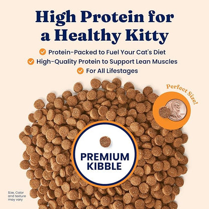 Solid Gold High Protein Dry Cat Food - Grain Free &amp; Gluten Free Alaskan Pollock Cat Dry Food w/Probiotics for Gut Health &amp; Digestion - High Fiber &amp; Omega 3 - Low Carb Superfood Kibble - All Ages -3LB