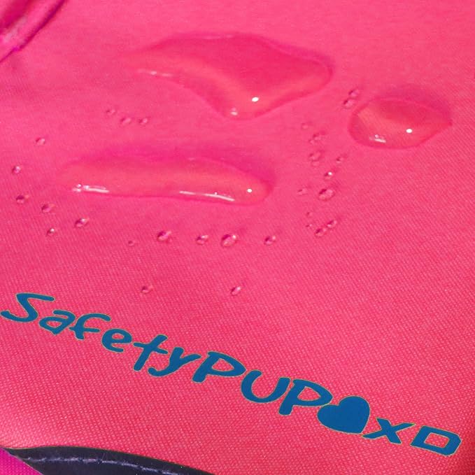 Dog Reflective Vest – Hi-Vis Fluorescent Visibility That Helps to Safeguard Your Pet On/Off Leash in Urban &amp; Rural Areas (Pink, X-Large)