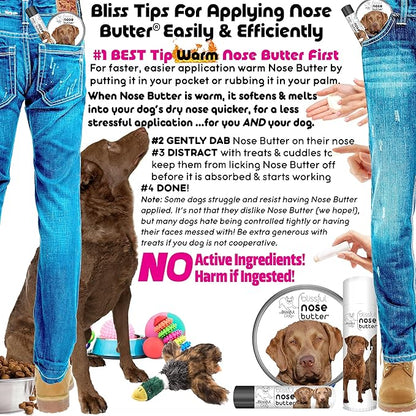 The Blissful Dog Chesapeake Bay Retriever Unscented Nose Butter, 0.15-Ounce